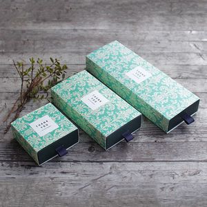 Gaveta Caixas De Presente Caixa De Embalagem De Papel Kraft Caixa de Embalagem DIY para o Bolo de Chocolate Doce Caixas de Presente de Chocolate