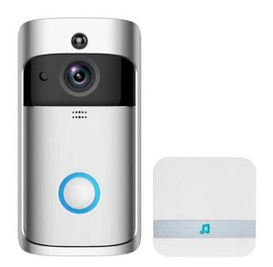 Video Door Bell WiFi Doorbells HD Waterproof 720p Visual Camera 1st Dingdong för iOS Night Vision IR Intercom Ring Telefonsäkerhet