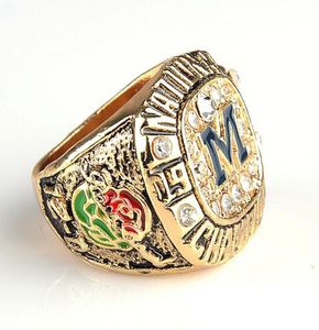 Coleção pessoal 1997 Michigan Wolverines Nation Football Championship Ring com vitrine de colecionador