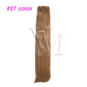 VMAE Clip In Silky Straight Hair 160g extensions girls hair clips golden #613 #60 Double Drawn 100% Brazilian European human hair clip in extensions