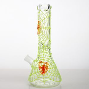 7mm beaker spide bong Hookahs bubbler heady perc percolator Glass water Bongs Smoking Pipes