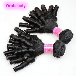 Cabelo virgem humano indiano 10a funmi charnets wefts Spring Funmi Hair for Blackman 8-24inch Disponível Yirubeauty Pure Color 100g/peça