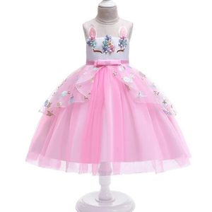 Baby Girls Clothes Fashion Halloween Princess Clothing Summer Kids Dresses For Girls Cute Unicorn Dress Children Christmas Party Dress