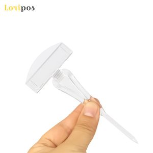 POP Plastic Merchandise PC Clear Clip Sign Plugin Card Holder Display Price Tag In Supermarket Fresh Sea Food Area Sign Clip