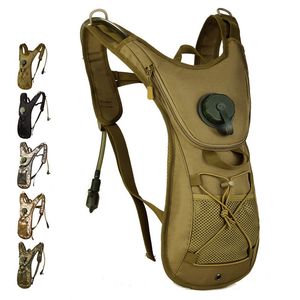 Bolsa de camuflagem de combate a esportes de esporte ao ar livre Molle bolsa de água Hydration Pack no51-059