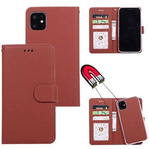 Leather Book Cover Cases for IPhone 11 12 Mini 13 Pro Max X XSMAX XR 7 8 Plus Sleepy Flip Shell with Card Slots Landyard Case