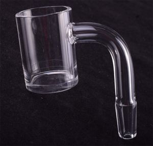 DHL 4mm Quartz Banger Nail 10mm 14mm 18mm 45 90 Flat Top Quartz Bangers Nails för glas Bongs DAB Rigs