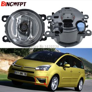 2 adet / çift Sis Lambası Montaj Süper Parlak Citroen C4 Grand Picasso 2006-2013 Için LED Sis Işık Halojen ışık