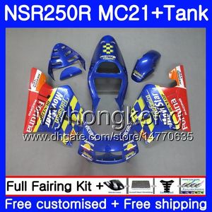 Injecção Para HONDA NSR 250R 250 R NSR250R 1990 1991 1992 1993 Azul Movistar 264HM.39 NSR250 R RR MC21 PGM3 NSR250RR 90 91 92 93 Carenagens