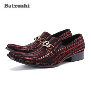 Batzuzhi Personalità Scarpe da uomo Tipo giapponese Moda Scarpe eleganti in pelle formale Uomo zapatos de hombre Calzature da festa, Pluz Size