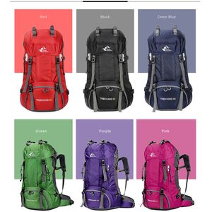 Wholesale camping backpack khaki resale online - New L L Outdoor Backpack Camping Bag Waterproof Mountaineering Hiking Backpacks Travel Sports Bag Climbing Rucksack Bicycle Bags