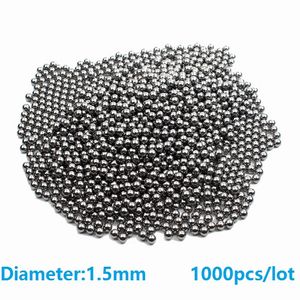 1000 pz/lotto Dia 1.5mm sfere in acciaio con cuscinetti a sfera in acciaio di alta qualità spedizione gratuita