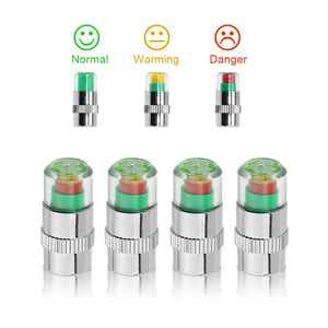 Diagnostic Tools 2.4 Bar Car Tyre Pressure Alert Monitor Detecting Indicator Auto Tire Valve Stem Caps Visible Cars Accessories