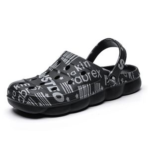 Новые мужчины сандалии летние тапочки обувь крокодило пляжные сандалии женская обувь повседневная унисекс на шлепанце