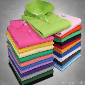 20SS Polo da uomo in coccodrillo Pantaloncini in cotone solido da uomo di alta qualità Polo Polo estivo Homme T-shirt Polo da uomo Camicie Poloshirt WMe206