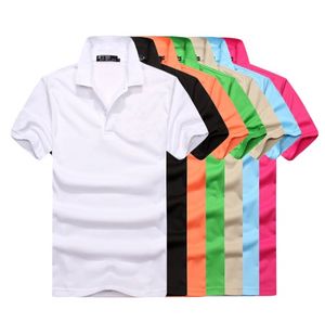 Luxuriöses neues 2019 Herren-Poloshirt mit Krokodil-Stickerei, kurzärmelig, solides Poloshirt für Herren, Polo-Homme, schlanke Herrenbekleidung, Camisas, Polohemden