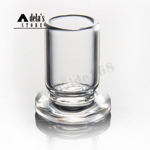 Supporto per tappo in carb Supporto per vetro trasparente spesso OD 25mm Stander per tappo in carb al quarzo Dabber Caps Bong Water Pipe 1050