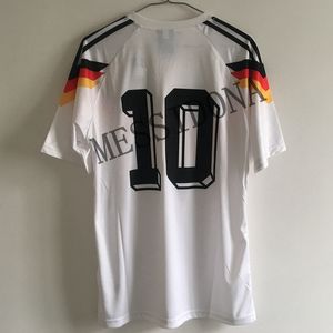 Alemania 1990レトロサッカージャージヴィンテージクラシックマットサウスVoller Riedle Klinsmann Kohler Camisetas Futbol Camisa Kits Men Maillots De Football Jersey