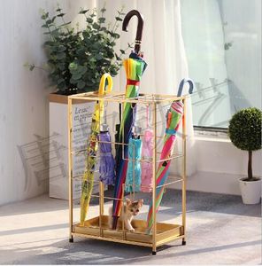 Paraply Rack Ground-typ kommersiella möbler Golden Creative Home Door Office Building Nordic Hotel