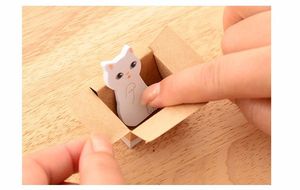 Wholesale sticky message pads resale online - Creative Carton cat Paper Memo Pad Cartoon Sticker Post Sticky Notes Notepad N Times message Wall stickers Fridge Sticker