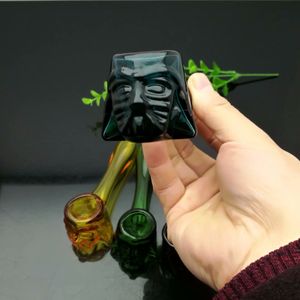 Hot-selling cartoon-shaped glass pipe Glass water hookah Handle Pipes smoking pipes High quality