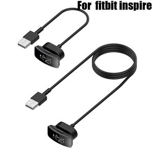 FITBIT를위한 15cm 100cm USB 충전 도크 스테이션 케이블 영감 HR 스마트 팔찌 범용 빠른 충전 케이블 코드