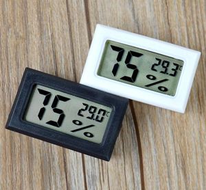 Mini Digital LCD Miljö Termometer Hygrometer Luftfuktighetstemperaturmätare i Rum Kylskåp Icebox Hushållstermometerverktyg SN4028