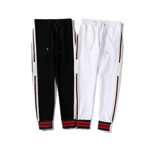 Роскошные мужские брюки-джоггеры Новый бренд Drawstring Sports Pants High Fashion Side Stripe Designer Men Women Joggers