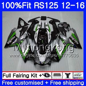 Injeção OEM para Aprilia Rs-125 RS125RR Prata Verde Rs4 2012 2013 2014 2015 2016 315hm.aa RSV125 RS 125 RS125 12 13 14 15 16 Kit de Feira