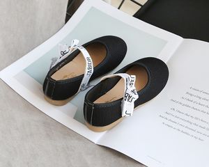 Mädchen Prinzessin Schuhe Mädchen Schleife Flache Baby Kinder Lässige süße Kinder Outdoor-Schuhe Modestil Weiche Sohle Studenten-Schuhe