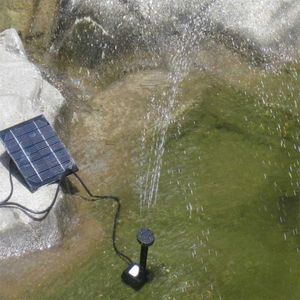 Площадь моды Форма панели солнечных батарей Водяной насос Kit Fountain Pool Garden Pond Погружной Полив Bird Bath Tank Set Drop Доставка