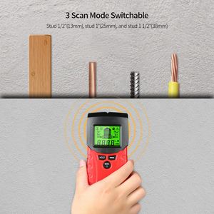 Freeshipping Tm100 2-In-1 Stud Finder Wall Detector Large Lcd Digital Wood Studs Center Digital Metal Detector