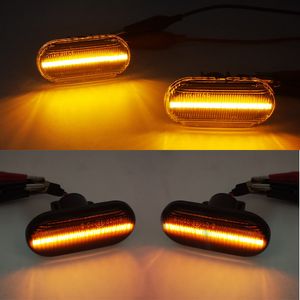 1 set para Dacia Duster Dokker Dokker Lodker Renault Megane 1 Clio1 2 Kangoo Espace Smart Fortwo 453 LED marcador lateral dinâmico vire luzes de sinal