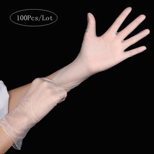 Protective Gloves Disposable Gloves Dishwashing Kitchen Work Rubber Garden Gloves Universal For Left and Right Hand 100Pcs/Lot YP348