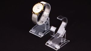 700pcs / lot Clear Plastic Jewelry Display Holder Bracelet Ring Watch Stand Support Holder Stand Stand Holder Showcase Small For Women Watch