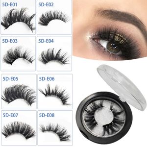 25mm 5D cils de vison 5D cils de vison naturel faux cils gros volume cils de vison maquillage de luxe cils dramatiques