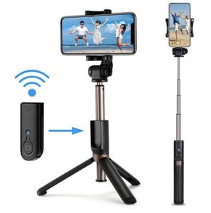 Selfie Stick Selfie Stick Tripod Bluetooth Беспроводной Mini Selfie Stick Стержень Съемным Bluetooth Remote 3 в 1 Расширяемый