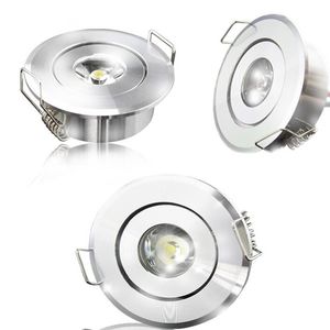 Mini LED Wnęka Lampy Sufitowe LED Downlights 1.5W DC12V Lampka spotowa do kuchni Sypialnia Showcase Szafka Wardrobe Light