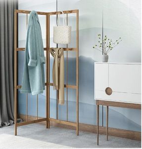 Kläder hängare Sovrum Möbel hörn Rack Jane-European White Corner Racks Vägg Folding Hangers