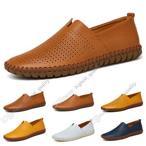 New Hot Fashion 38-50 EUR Nya Mäns Läder Skor Skor Candy Färger Överhällar Brittiska Casual Skor Gratis Frakt Espadrilles Twenty