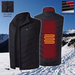New Winter Usb Heater vest electric Heated Jacket Heating Winter Clothes Warm Outdoor Sleeveless Vest Climbing Fishing Hunting