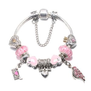 Braccialetto di perline all'ingrosso Braccialetto regalo di San Valentino Adatto per gioielli in stile Pandora