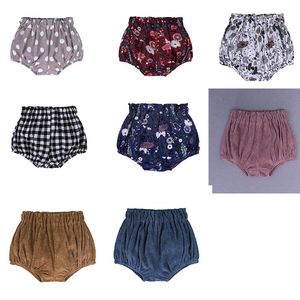 Ins baby gitter blommor prick shorts småbarn pp byxor pojkar flickor bröd byxor flickor sommar blommare spädbarnsbror blöja täcker underbyxor dc45