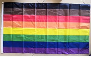 Филадельфия гей прайд ЛГБТ 8 полос радужный флаг 3x5 футов на заказ Филадельфия флаг 5x3 полиэстер печать полет висит любой стиль декора