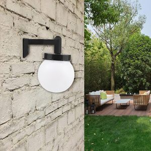 Lampada da parete a LED solare per esterni 3W Batteria al litio Solar Garden Cortile Corridoio Portico Luci IP65 impermeabili Lampade da parete esterne