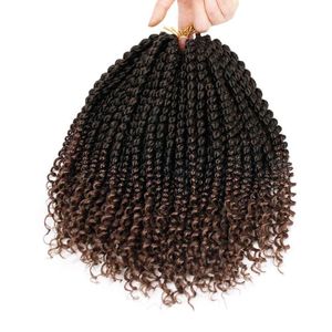WATER WAVE Spring twist synthetic crochet braids Freetress hair with water weave curly in pre twist 18inch Free tress Hair Bulks