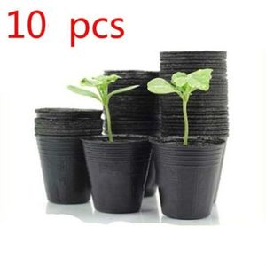10pcs Plant Grow Room Pots Plants Flowers Garden Nursery Pot 5 Size Round Flower Seedlings Sowing Growing Box Home Planter