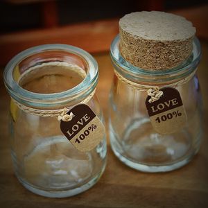 Мини -портативная стеклянная бутылка сухость трава табак из пробковой уплотнен
