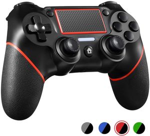 PS4 Wireless Controller Gamepad para Playstation 4 / Pro / Magro / PC e laptop com Motion Motors e função de áudio, LED indicador Mini, cabo USB