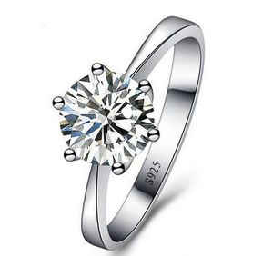 Romantiska Vigselringar Smycken Kubik Zirconia Ring för kvinnor Män 925 Sterling Silver Rings Tillbehör